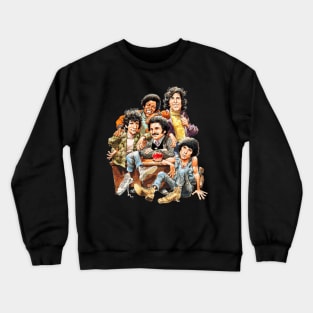 Welcome Back, Kotter and the Sweathogs Gang Crewneck Sweatshirt